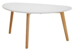 Royal Oak Table Basse LEJRE 48x85 Blanc/chêne