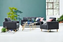 Royal Oak Table Basse LEJRE 48x85 Blanc/chêne -Royal Oak || Basic Soldes Boutique 60281