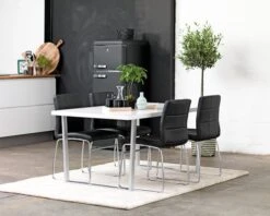 Chaise HAMMEL Noir/chrome -Royal Oak || Basic Soldes Boutique 73124