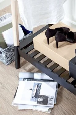 Portant JENNET Naturel/noir 7 Portant JENNET Naturel/noir -Royal Oak || Basic Soldes Boutique 77104