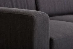 Canapé Convertible Avec Méridienne BEDSTED Gris -Royal Oak || Basic Soldes Boutique 86055