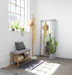 Banc VANDSTED Gris/bambou -Royal Oak || Basic Soldes Boutique 87474