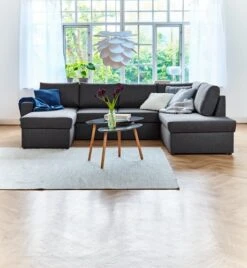 Canapé D'angle Convertible MARSLEV Gris Foncé -Royal Oak || Basic Soldes Boutique 95765