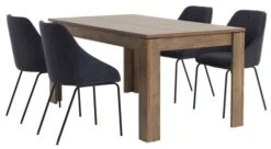 Table VEDDE 90x160 Chêne -Royal Oak || Basic Soldes Boutique 99337